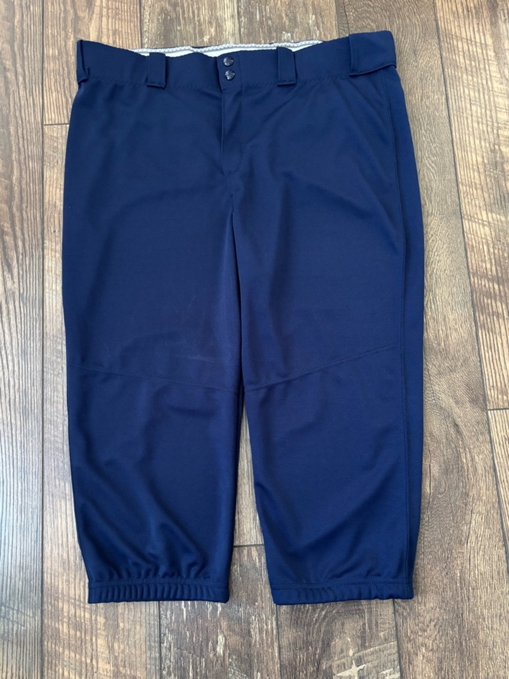 Russell Athletic Women’s Navy Softball Pants Elastic nonslip waistband. XXL NEW